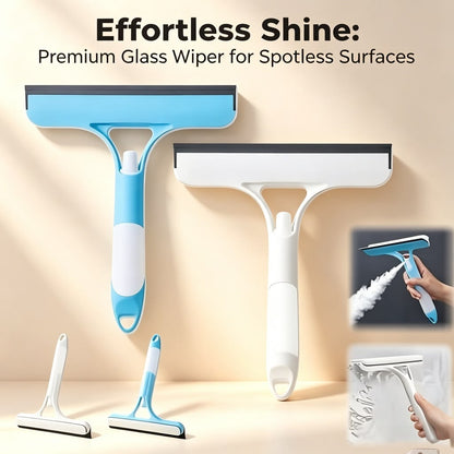 3-in-1 Window Cleaning Wiper with Built-in Spray Bottle