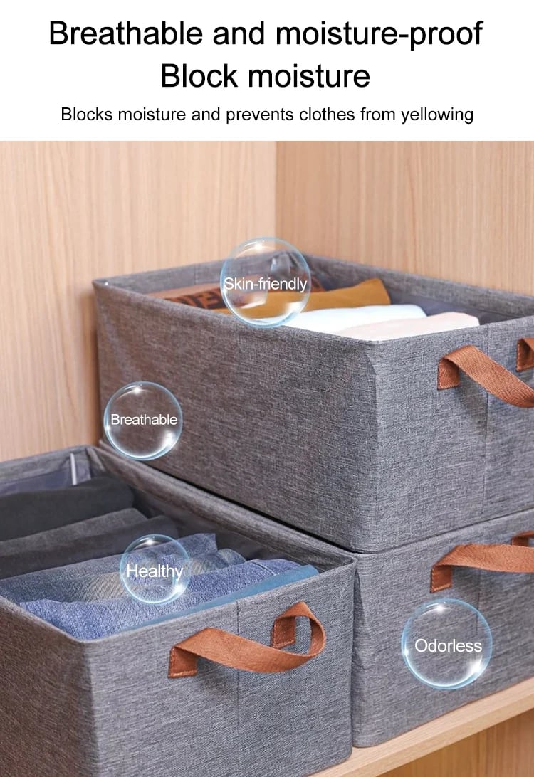 Premium Foldable Wardrobe Storage Box