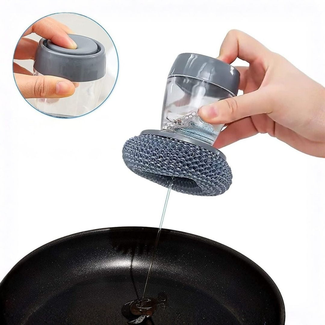 2-in-1 Soap Dispensing Palm Scrubber