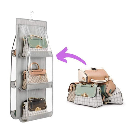 6 Pocket Foldable Handbag Organizer