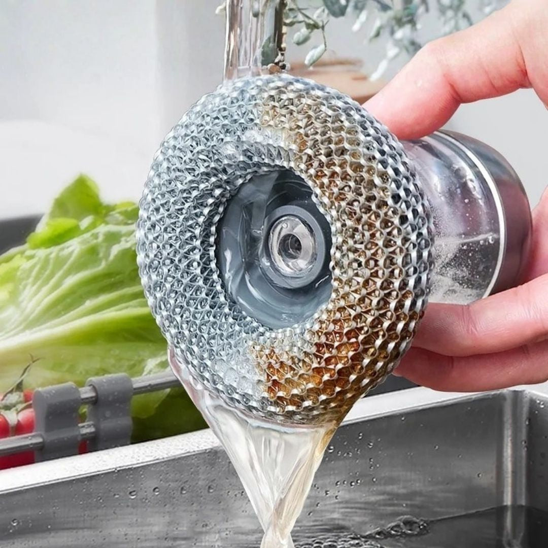 2-in-1 Soap Dispensing Palm Scrubber