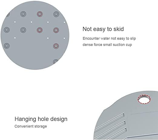 Round Silicone Anti-Slip Bath Mat