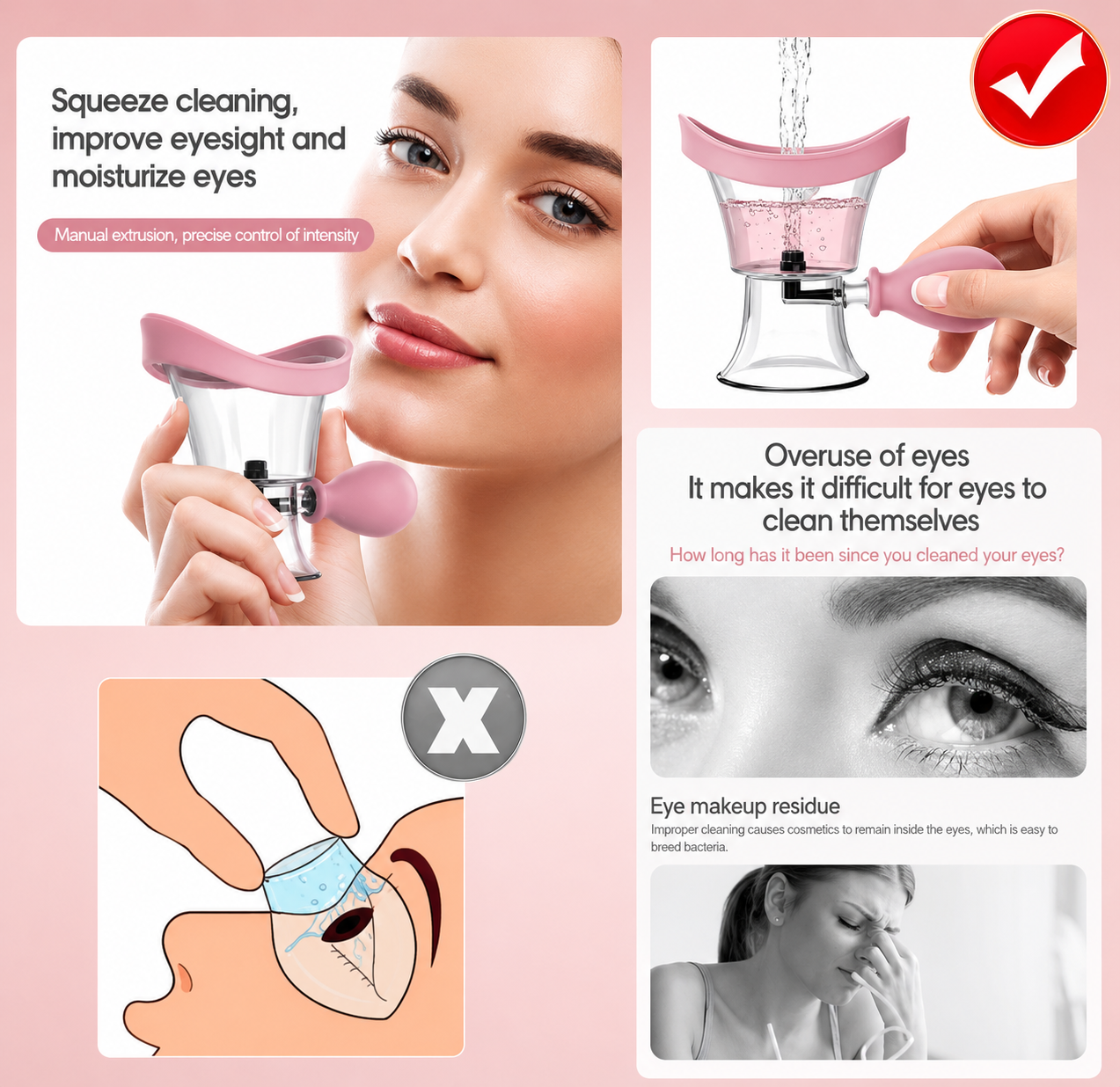 Portable Eye Wash Cup with Air Valve - 50% OFF