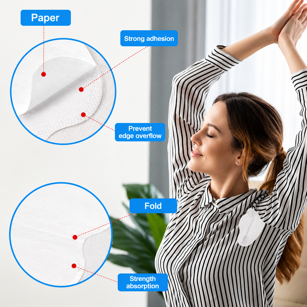 Underarm Sweat Pads (Pack of 30) - 60% OFF