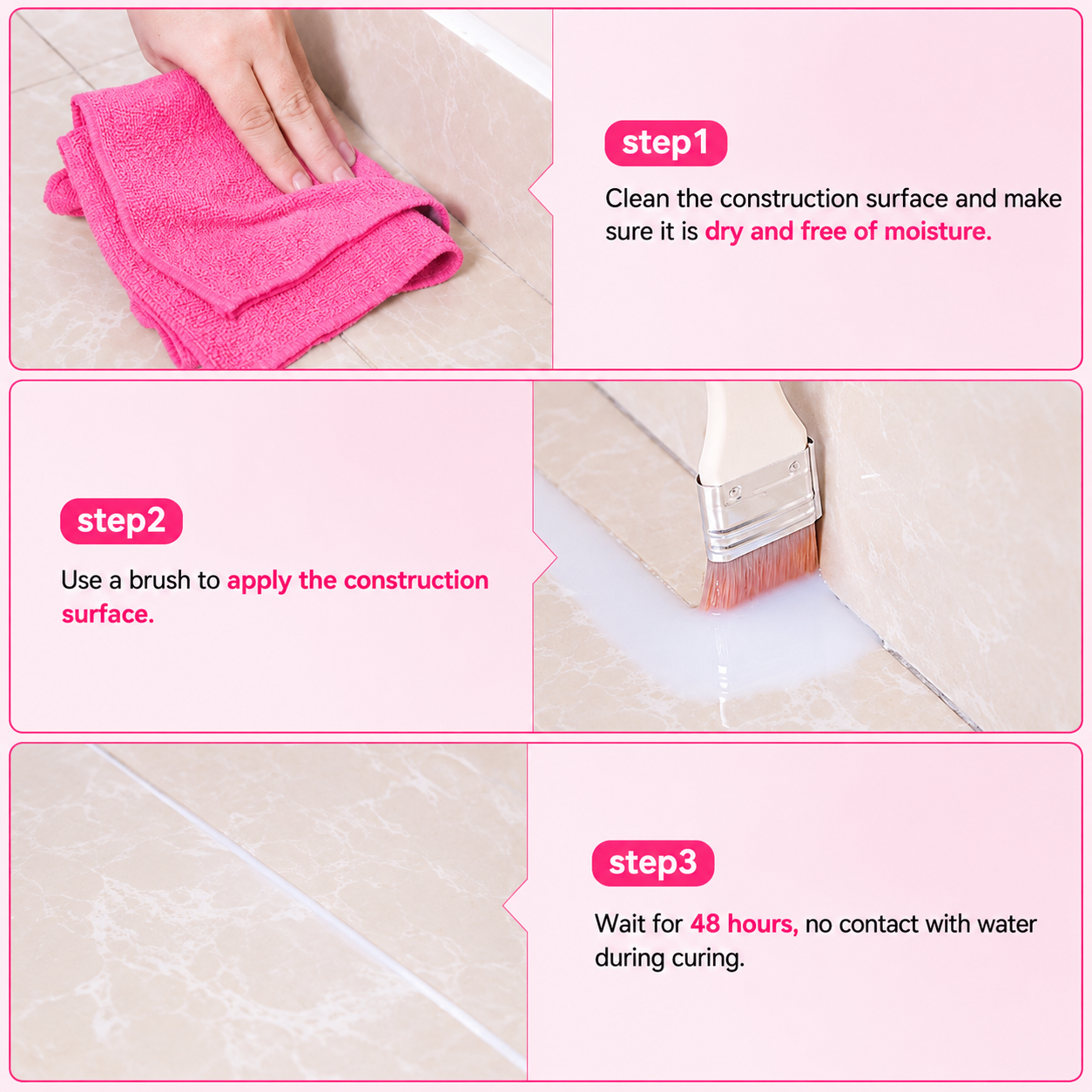 Waterproof Leak Repair Glue (Pack of 2) + FREE Brush - 50% OFF