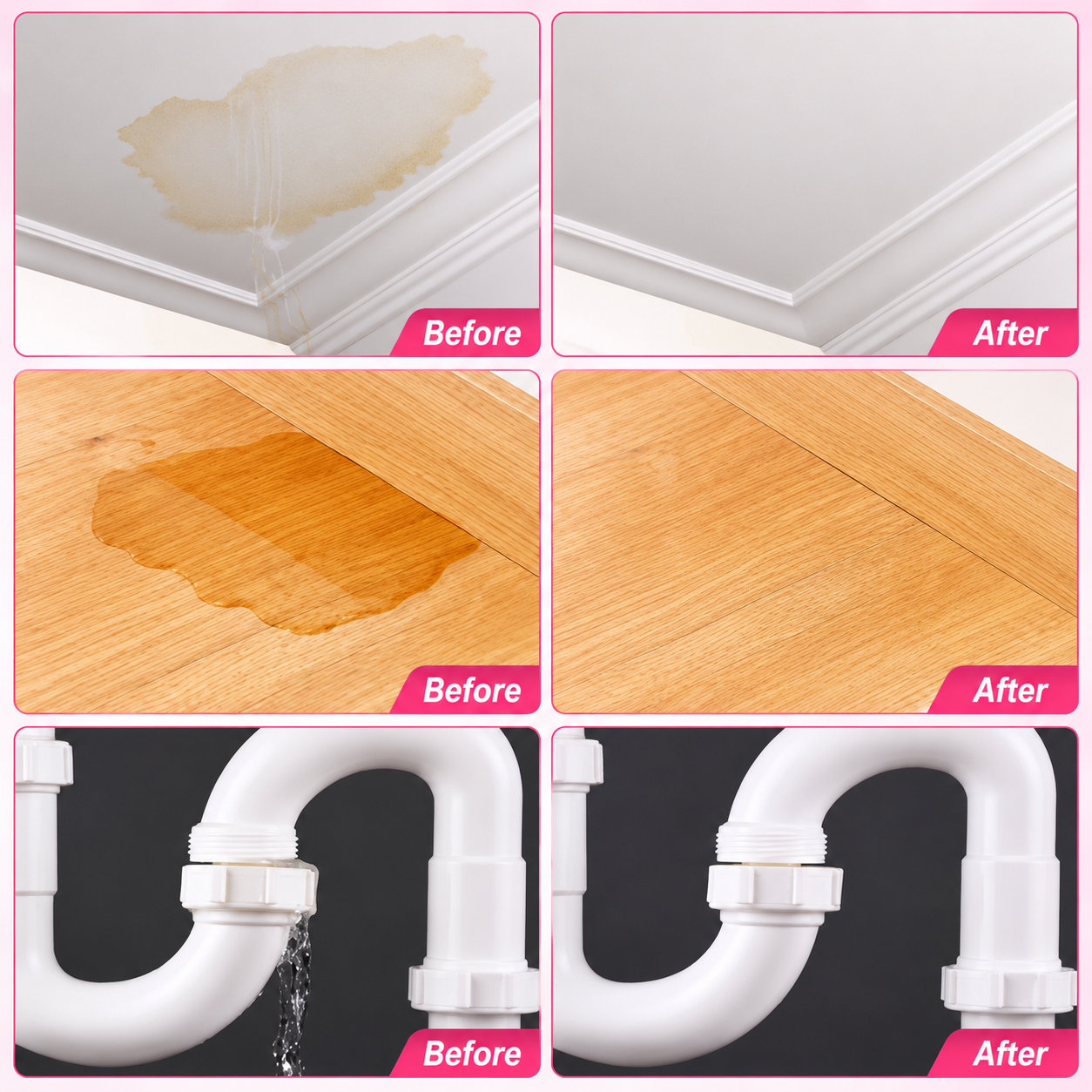 Waterproof Leak Repair Glue (Pack of 2) + FREE Brush - 50% OFF