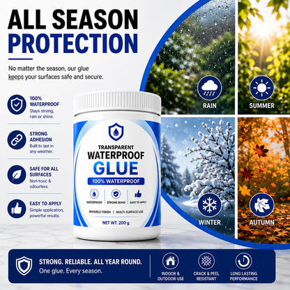 Waterproof Leak Repair Glue (Pack of 2) + FREE Brush - 50% OFF