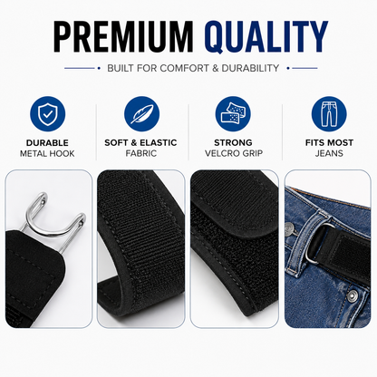 New No-Buckle Elastic Waist Extender (Pack of 2)