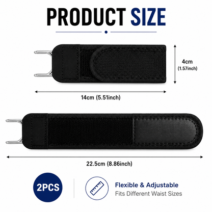 New No-Buckle Elastic Waist Extender (Pack of 2)