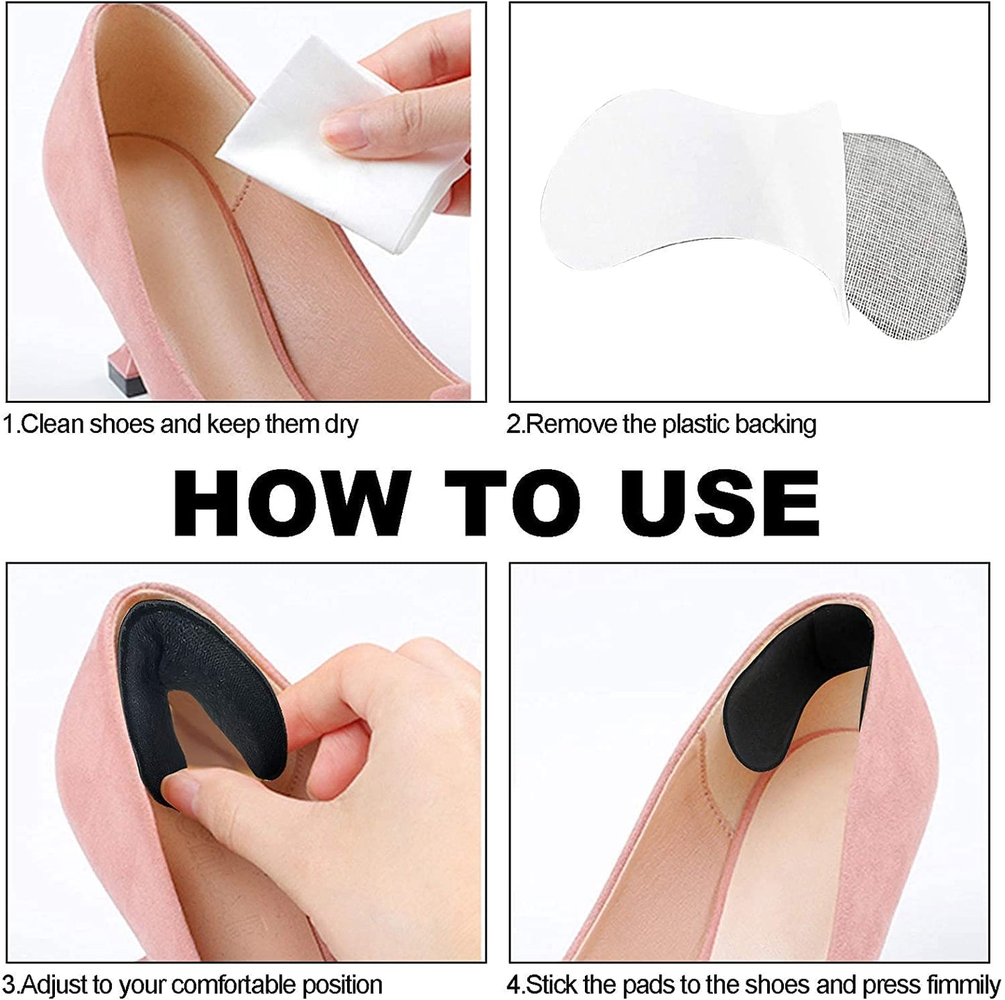 Heel Cushion Pads for Shoes (Buy 1 Get 1 FREE) — 50% OFF